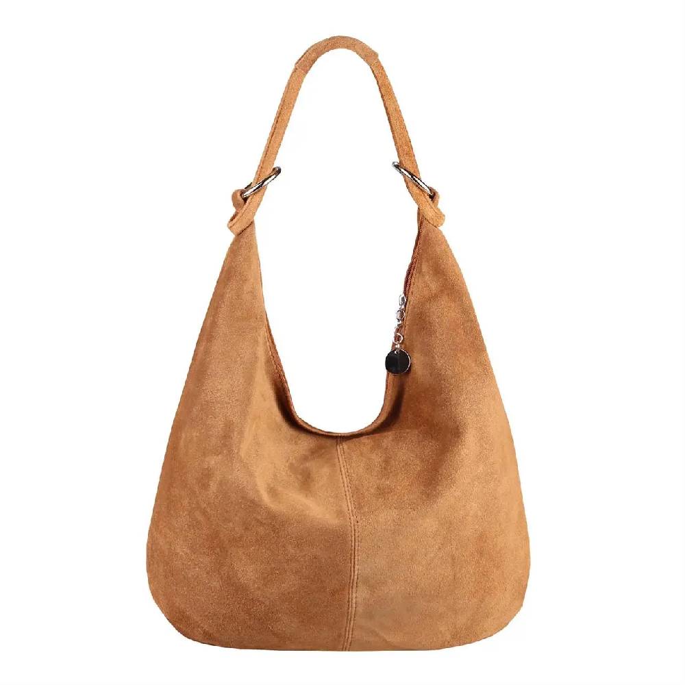 Made in Italy Damen XXL Ledertasche Wildleder Shopper Tasche Große Rabatte
