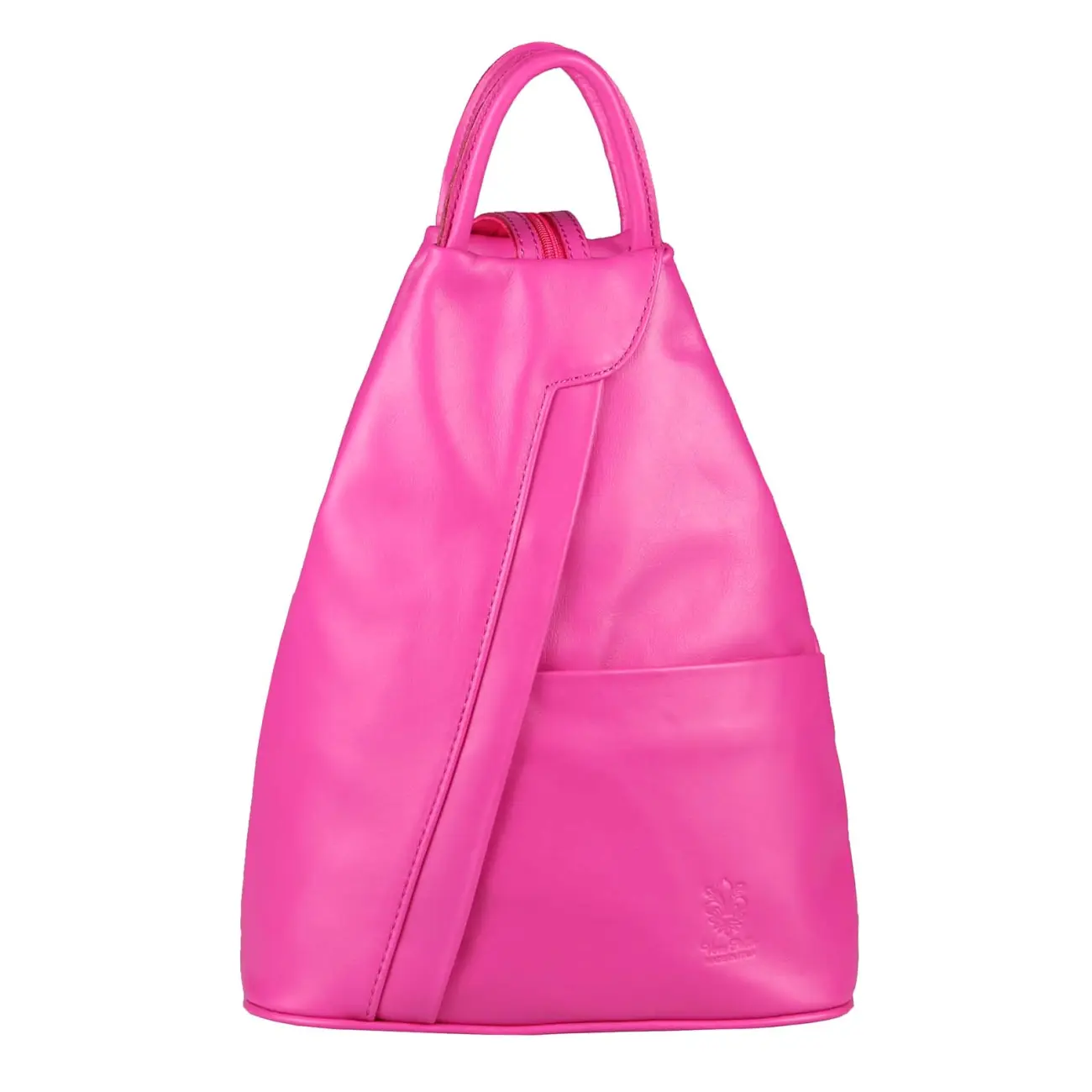 Made in Italy Damen echt Leder Rucksack Backpack Lederrucksack Bestseller