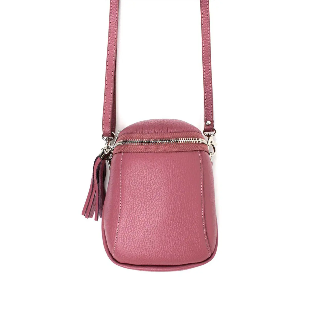 Made in Italy Damen Leder Tasche Umhängetasche Schultertasche Handytasche Geldtasche Ledertasche Crossbody Abendtasche Mini Bag Räumungsverkauf
