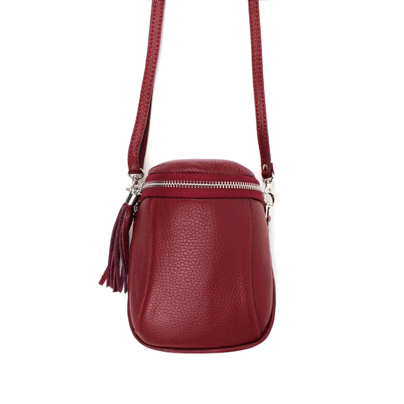 Made in Italy Damen Leder Tasche Umhängetasche Schultertasche Handytasche Geldtasche Ledertasche Crossbody Abendtasche Mini Bag Räumungsverkauf