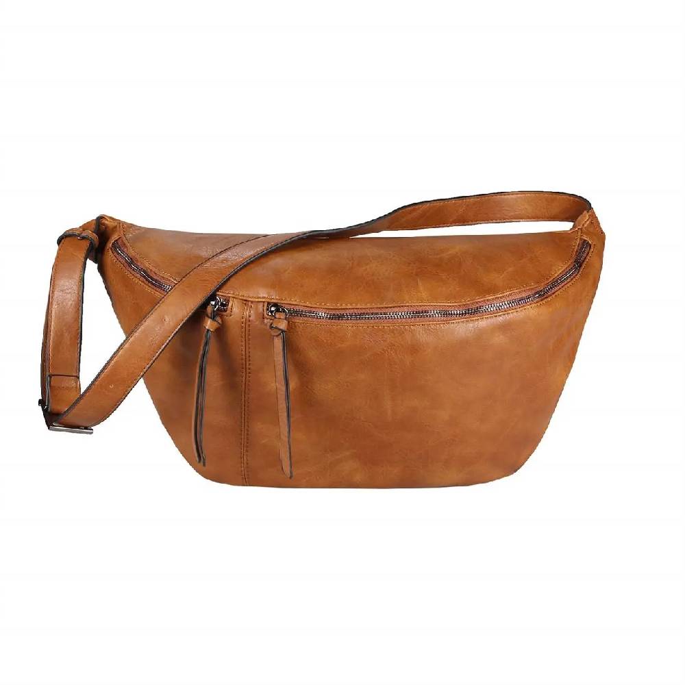 XXL Tasche Bauchtasche Hüfttasche Crossbody Schultertasche Umhängetasche Kunstleder Gürteltasche Crossover Slingntasche Unisex Bag Tägliche Deals