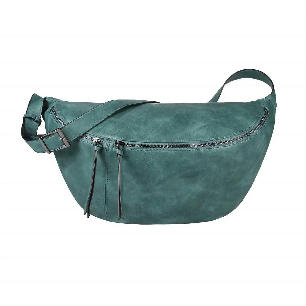 XXL Tasche Bauchtasche Hüfttasche Crossbody Schultertasche Umhängetasche Kunstleder Gürteltasche Crossover Slingntasche Unisex Bag Tägliche Deals