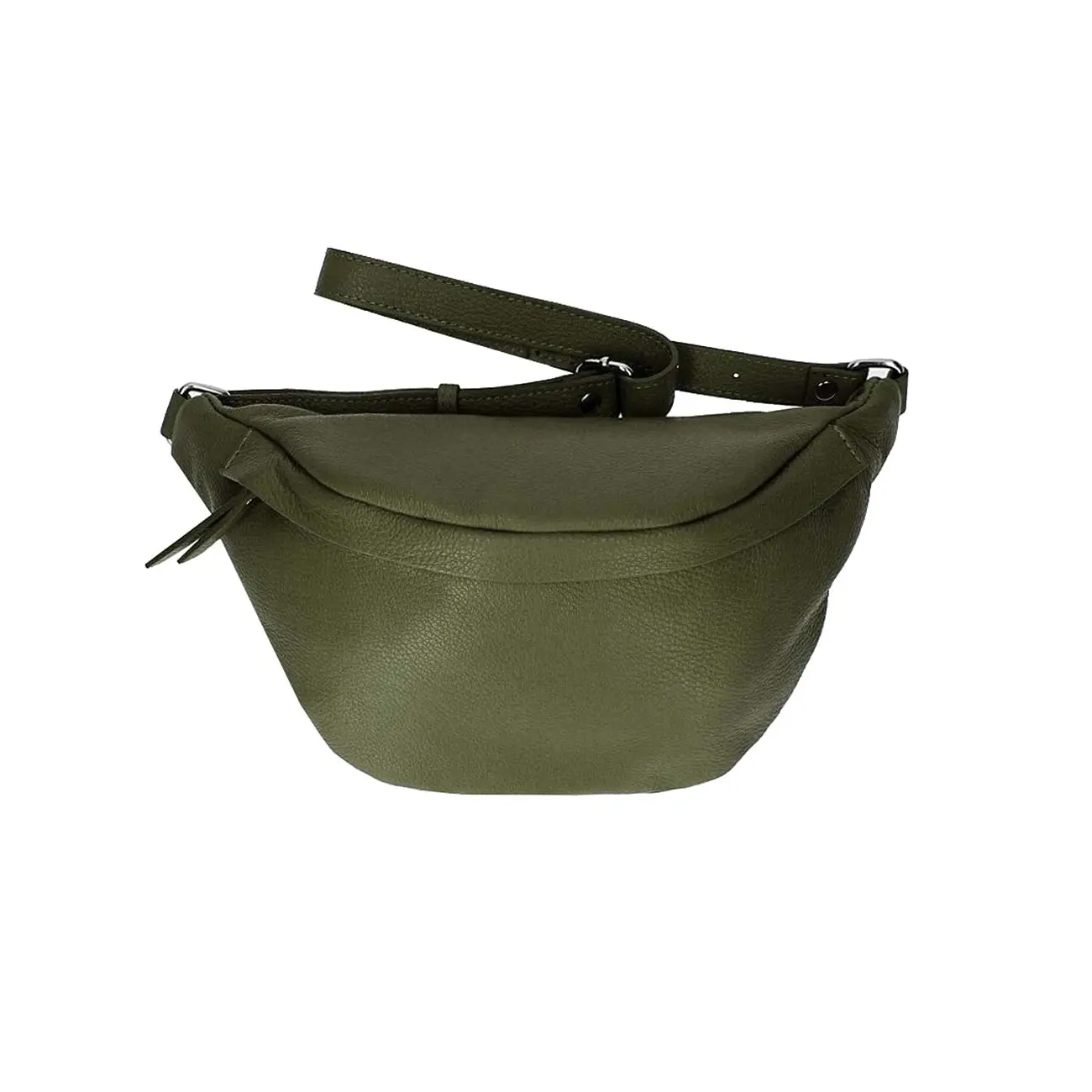 Made in Italy DAMEN LEDER Gürteltasche Crossbody Brusttasche Bauchtasche Hüfttasche Umhängetasche Crossover Bodybag Schultertasche Handytasche OBC TASCHE 247 Kostenlose Rückgabe