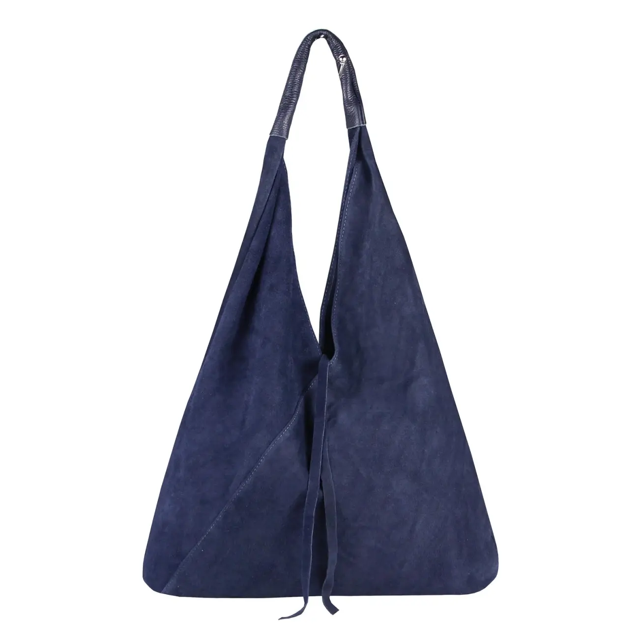 OBC Made in Italy Damen XXL Leder Tasche Handtasche Wildleder Shopper Schultertasche Neueste Stile