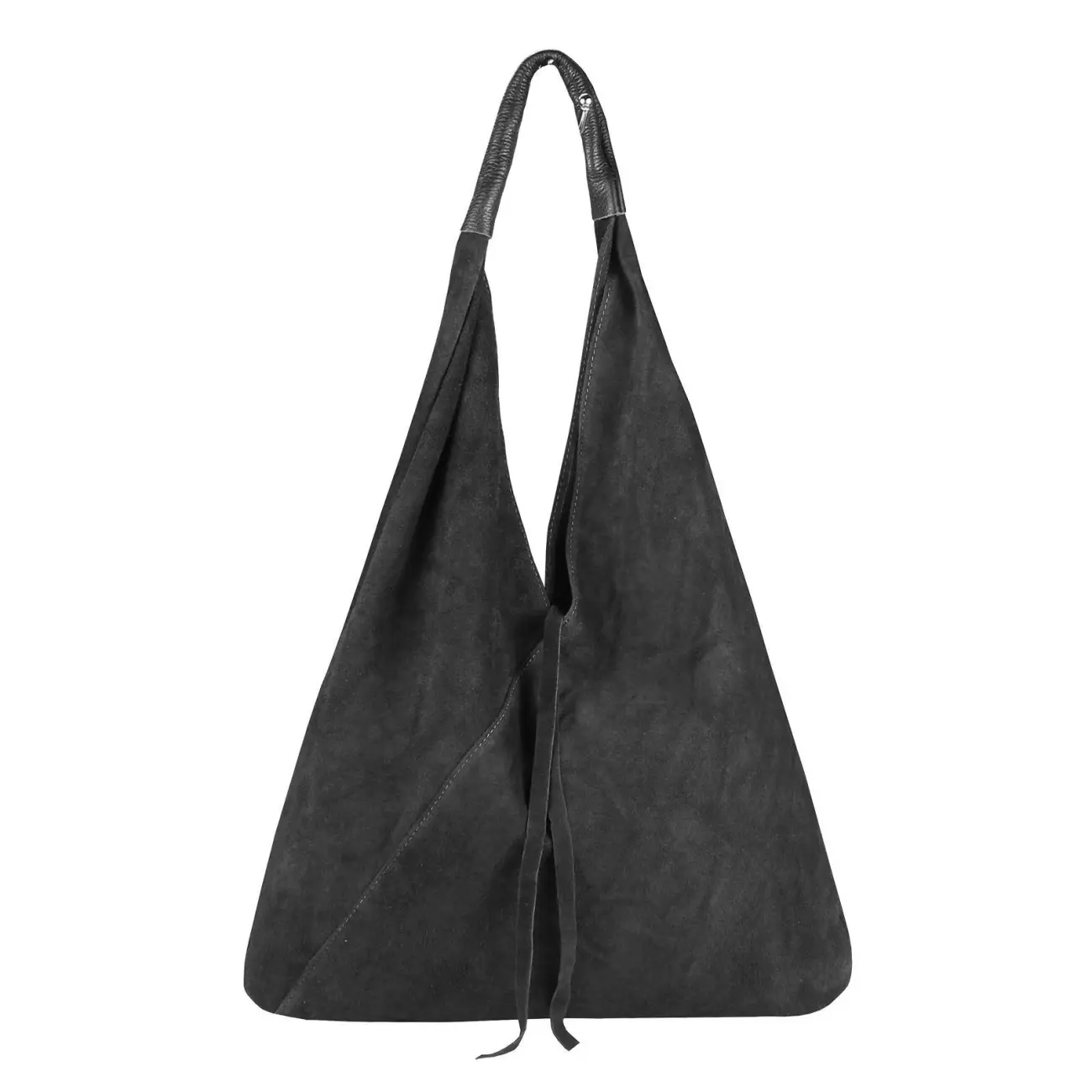 OBC Made in Italy Damen XXL Leder Tasche Handtasche Wildleder Shopper Schultertasche Neueste Stile