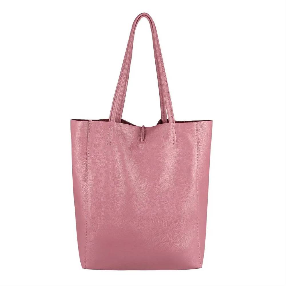 OBC Made in Italy DAMEN LEDER TASCHE DIN-A4 Shopper Schultertasche Henkeltasche Tote Bag Zeitbegrenzte Promotion