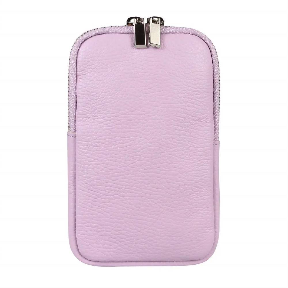 OBC Made in Italy Damen Leder Smartphone Tasche Umhängetasche Schultertasche Handytasche Minibag Geldtasche Ledertasche Crossbody Abendtasche Bis zu 60% Rabatt