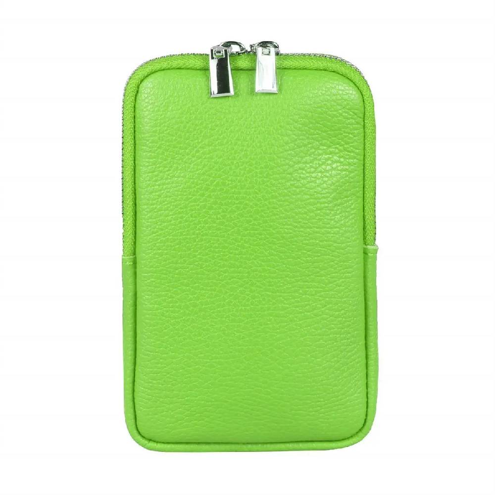 OBC Made in Italy Damen Leder Smartphone Tasche Umhängetasche Schultertasche Handytasche Minibag Geldtasche Ledertasche Crossbody Abendtasche Bis zu 60% Rabatt