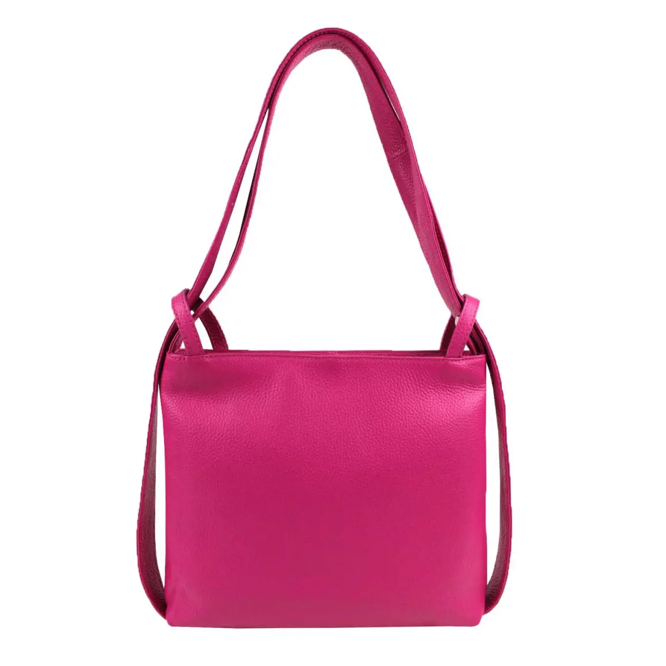 MADE IN ITALY OBC Damen Tasche Rucksack 2in1 Umhängetasche Schultertasche Daypack Rucksacktasche Handtasche Ledertasche klein Bis zu 65% Rabatt