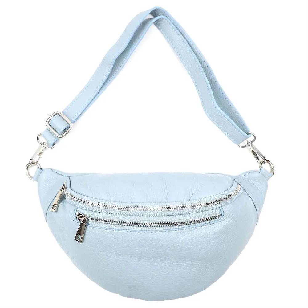 OBC MADE IN ITALY DAMEN LEDER TASCHE Gürteltasche Crossbody Hüfttasche Bauchtasche Umhängetasche Schultertasche Brusttasche CrossOver Ledertasche Bodybag Vierteljährliche Förderung