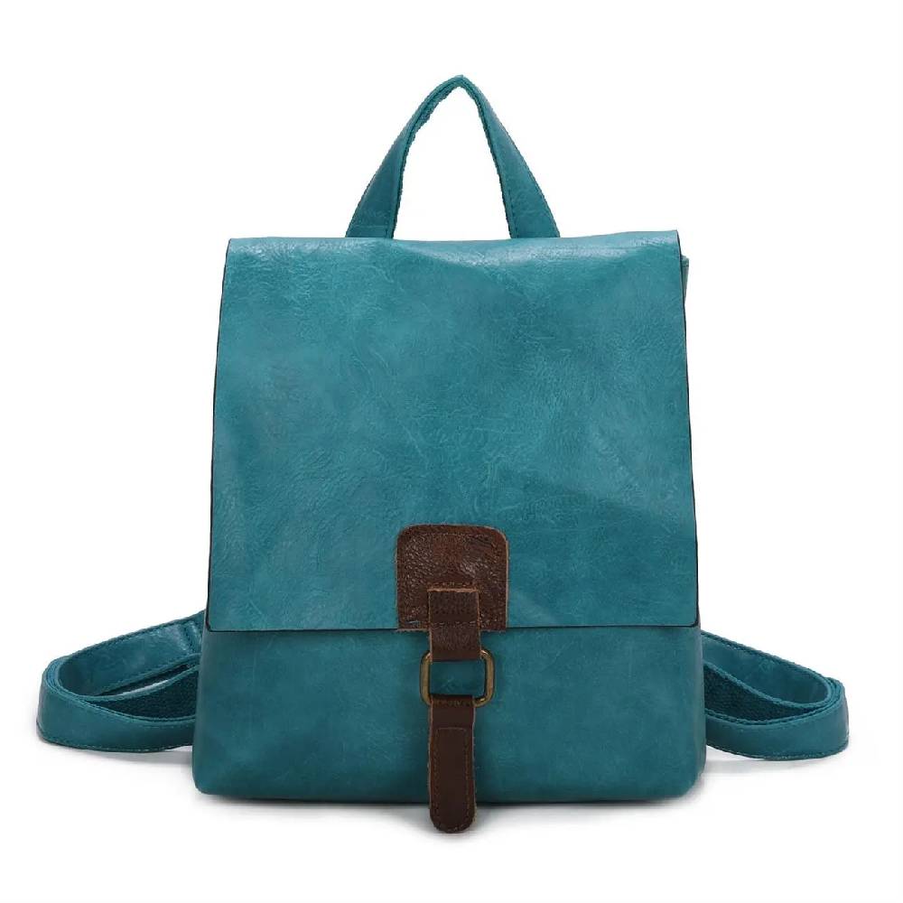 OBC Damen Rucksack Tasche Crossbody Handtasche Messenger Schultertasche Umhängetasche Shopper Vintage Kuriertasche Überschlagtasche Leder Optik 50% Rabatt mit kostenlosem Versand