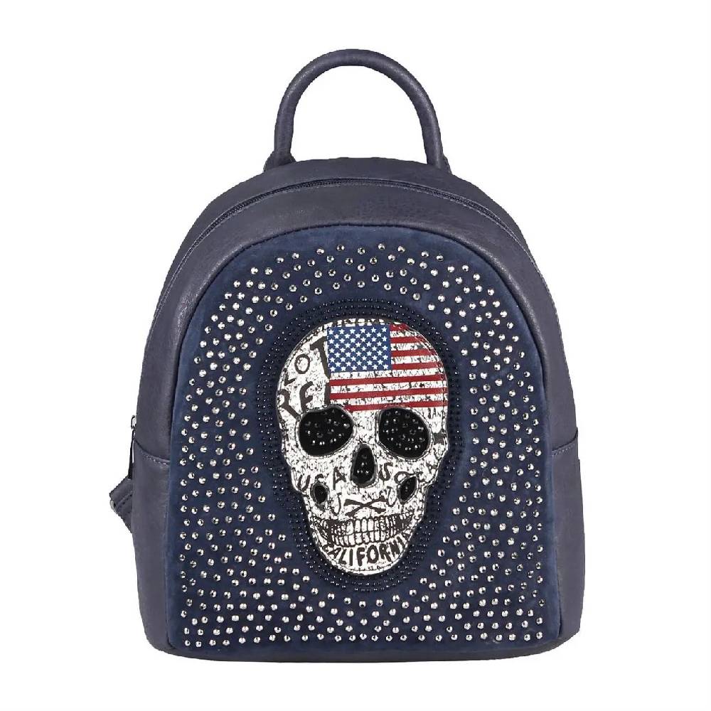 OBC Damen Totenkopf Skull Tasche Schultertasche Rucksack Umhängetasche Handtasche Fabrikladen