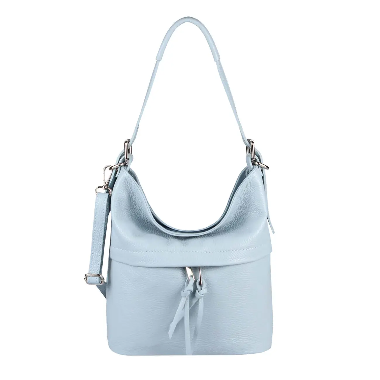 Made in Italy DAMEN ECHTLEDER TASCHE Handtasche Umhängetasche Ledertasche Schultertasche Beuteltasche Umhängetasche Cross-Over Outlet