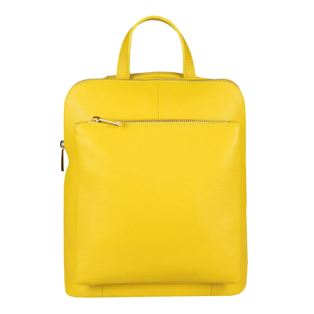 OBC Made in Italy Damen echt Leder Rucksack Daypack Lederrucksack Tasche Schultertasche Ledertasche Handgepäck Nappaleder Auslauf