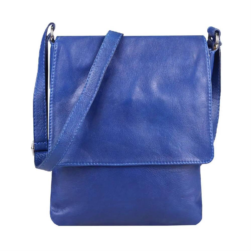 OBC Made in Italy Damen Leder Tasche Umhängetasche Schultertasche Crossbody Handtasche Ledertasche Nappaleder Cross-Over Body Bag Shopping Messenger Kostenloser Versand