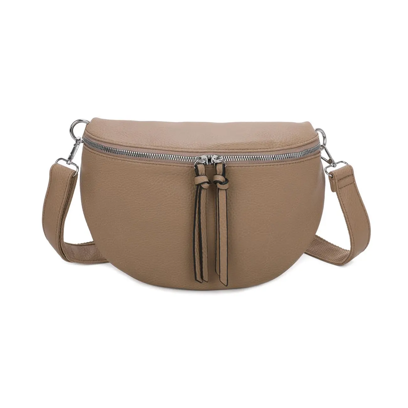 OBC Damen Tasche Gürteltasche Crossbody Hüfttasche Bauchtasche Umhängetasche Cross-Over Bodybag Schultertasche Handytasche Kosmetiktasche Kunst-Leder L155 Limitierter Zeitrabatt