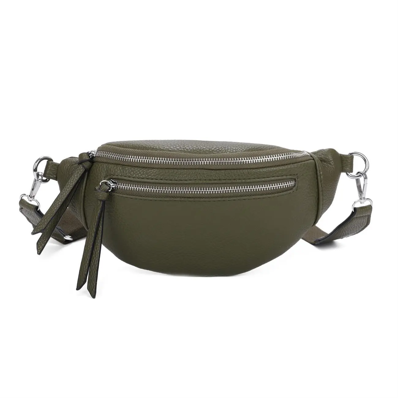 OBC Damen Tasche Gürteltasche Crossbody Leder Optik Hüfttasche Bauchtasche Umhängetasche Cross-Over Bodybag Schultertasche Handytasche Geldtasche Schminktasche Kosmetiktasche Versandkostenfrei