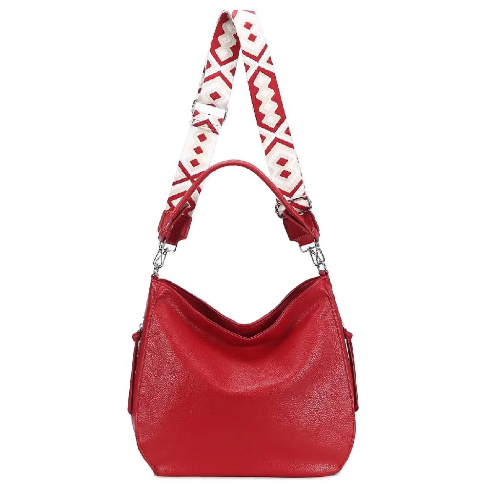 OBC Damen Tasche XXL Shopper Hobo Bag Schultertasche Crossbody Umhängetasche Beuteltasche Handtasche Crossover Leder Optik Online Shopping