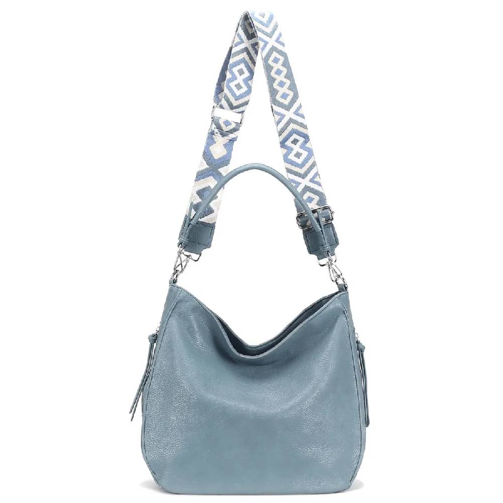 OBC Damen Tasche XXL Shopper Hobo Bag Schultertasche Crossbody Umhängetasche Beuteltasche Handtasche Crossover Leder Optik Online Shopping