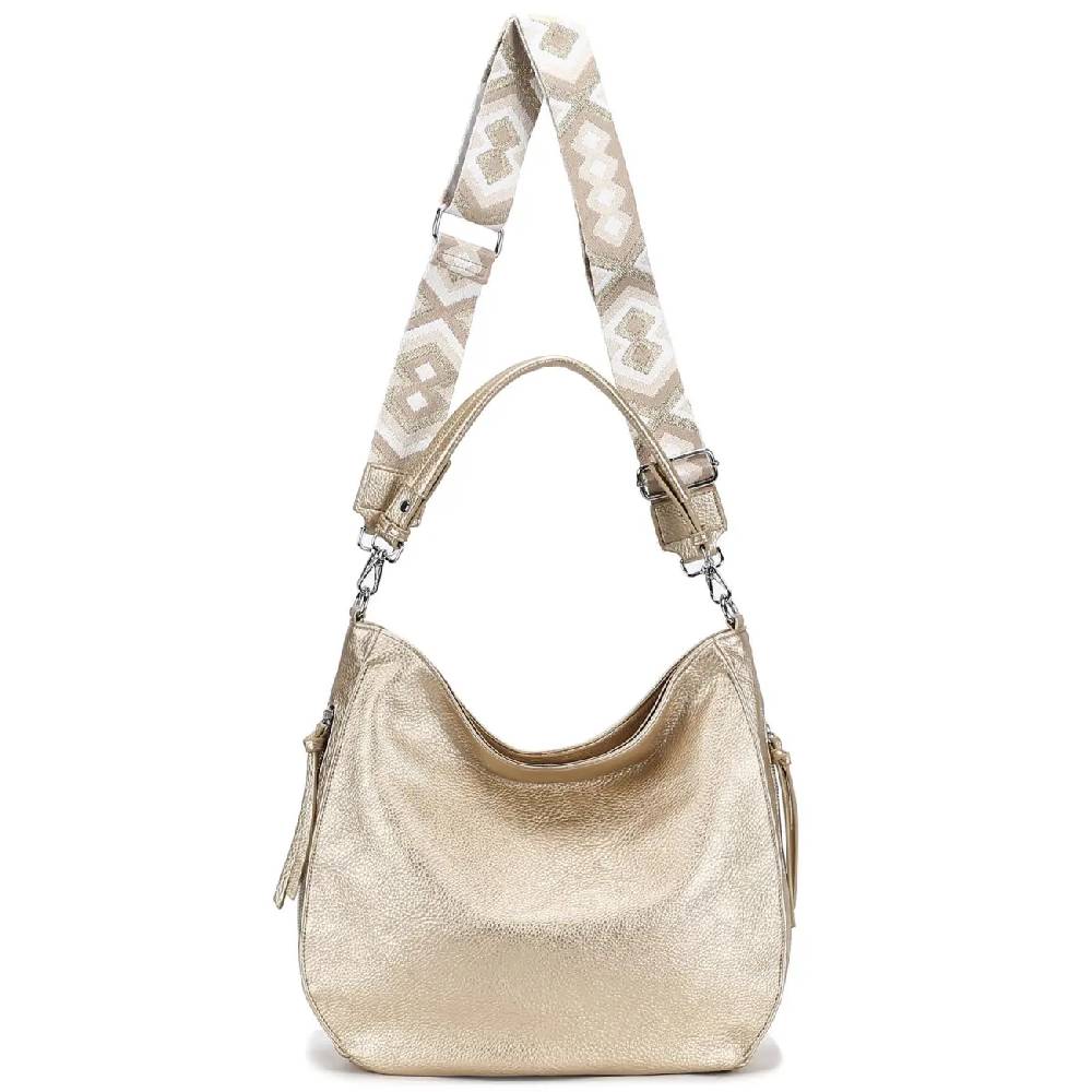 OBC Damen Tasche XXL Shopper Hobo Bag Schultertasche Crossbody Umhängetasche Beuteltasche Handtasche Crossover Leder Optik Online Shopping