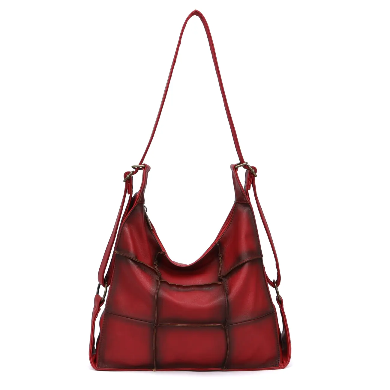 OBC Damen XXL Tasche Shopper Vintage Tote Bag Handtasche Umhängetasche Schultertasche Beuteltasche Leder Optik Reise Hobo Bag Crossbody Exklusivangebot