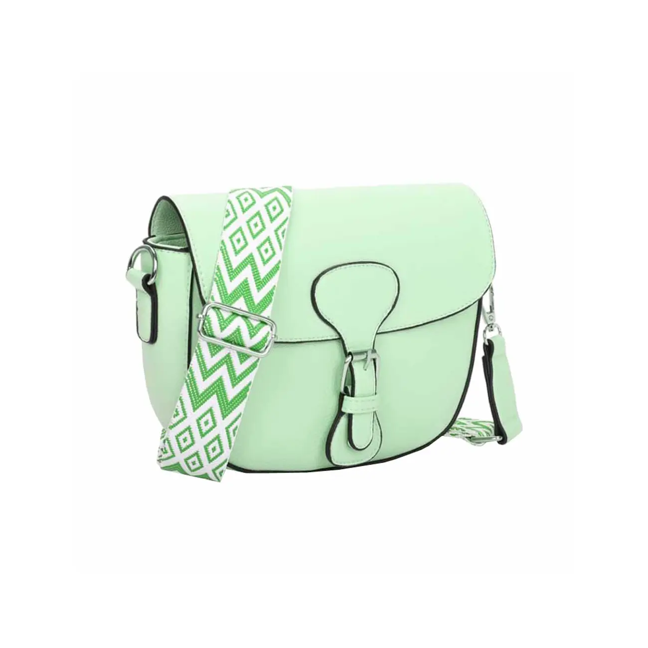 OBC Damen Tasche Schultertasche Crossbody Umhängetasche CrossOver Handtasche Überschlagtasche Bodybag Abend Freizeit Reise Online Outlet
