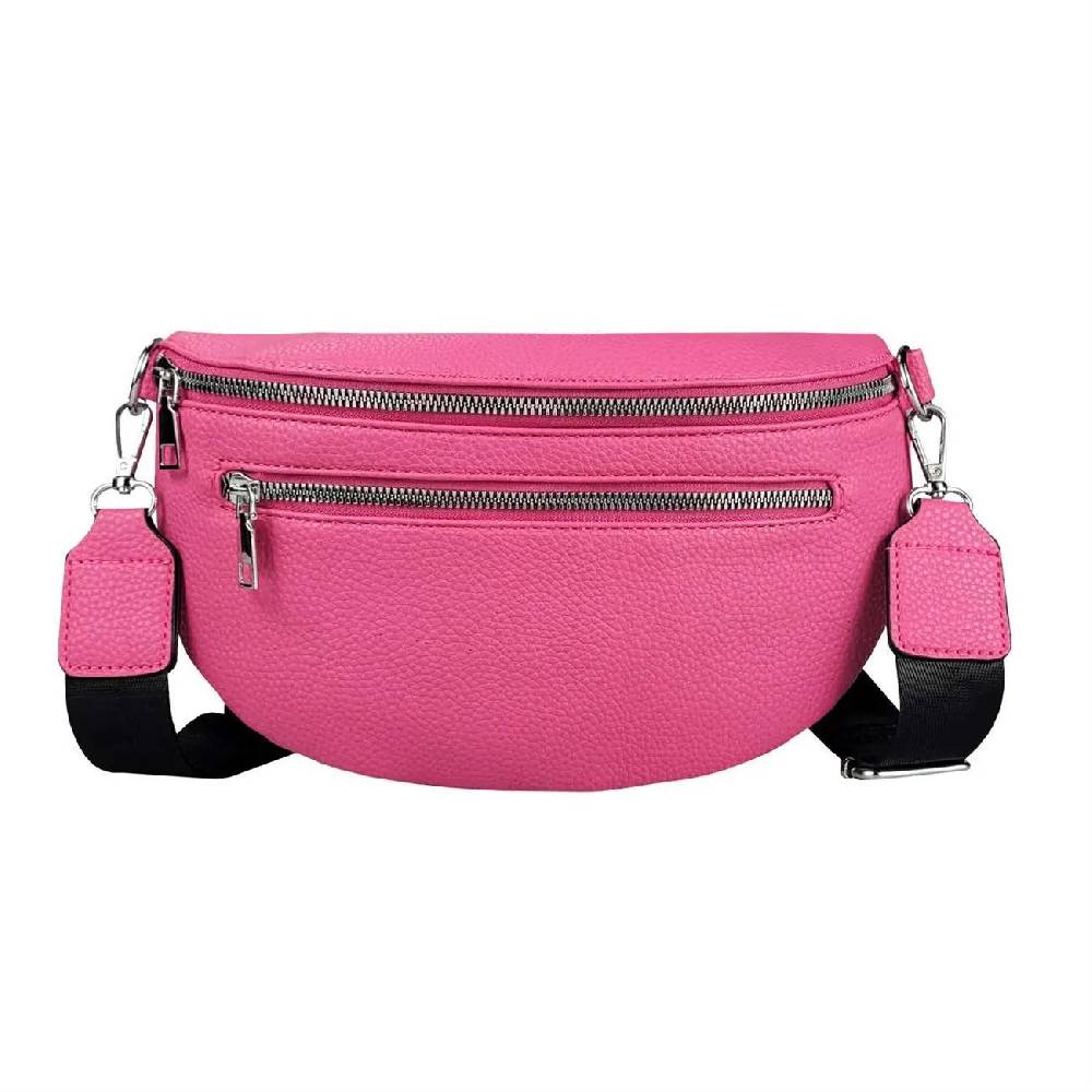OBC Damen Tasche Gürteltasche Crossbody Leder Optik Hüfttasche Bauchtasche Umhängetasche Cross-Over Bodybag Schultertasche Handytasche Leder Optik Blitzangebot