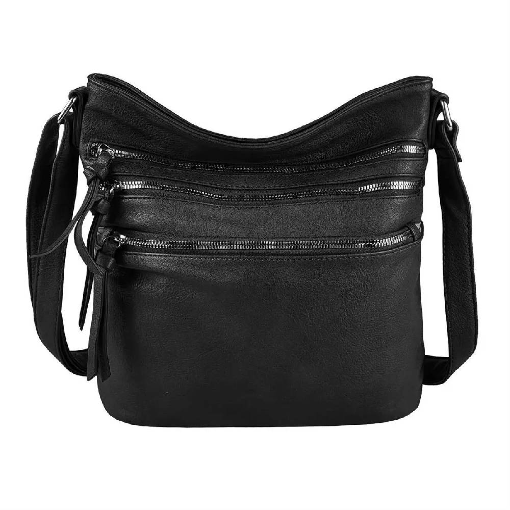 OBC DAMEN TASCHE SHOPPER Schultertasche Umhängetasche CrossOver Crossbody Henkeltasche Beuteltasche Handtasche City Bag Reise Kunst-Leder VIP-Rabatte