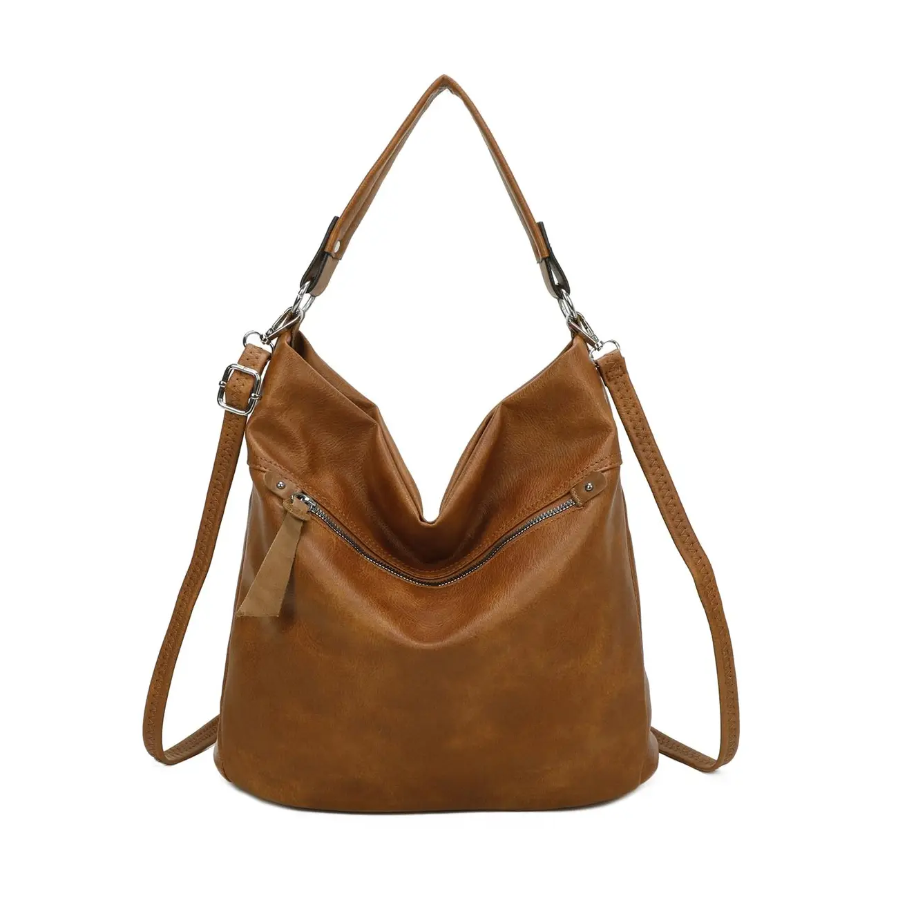 OBC DAMEN TASCHE SHOPPER Hobo-Bag Schultertasche Umhängetasche Handtasche CrossOver Damentasche Beuteltasche Henkeltasche Reise Leder Optik Bis zu 60% Rabatt