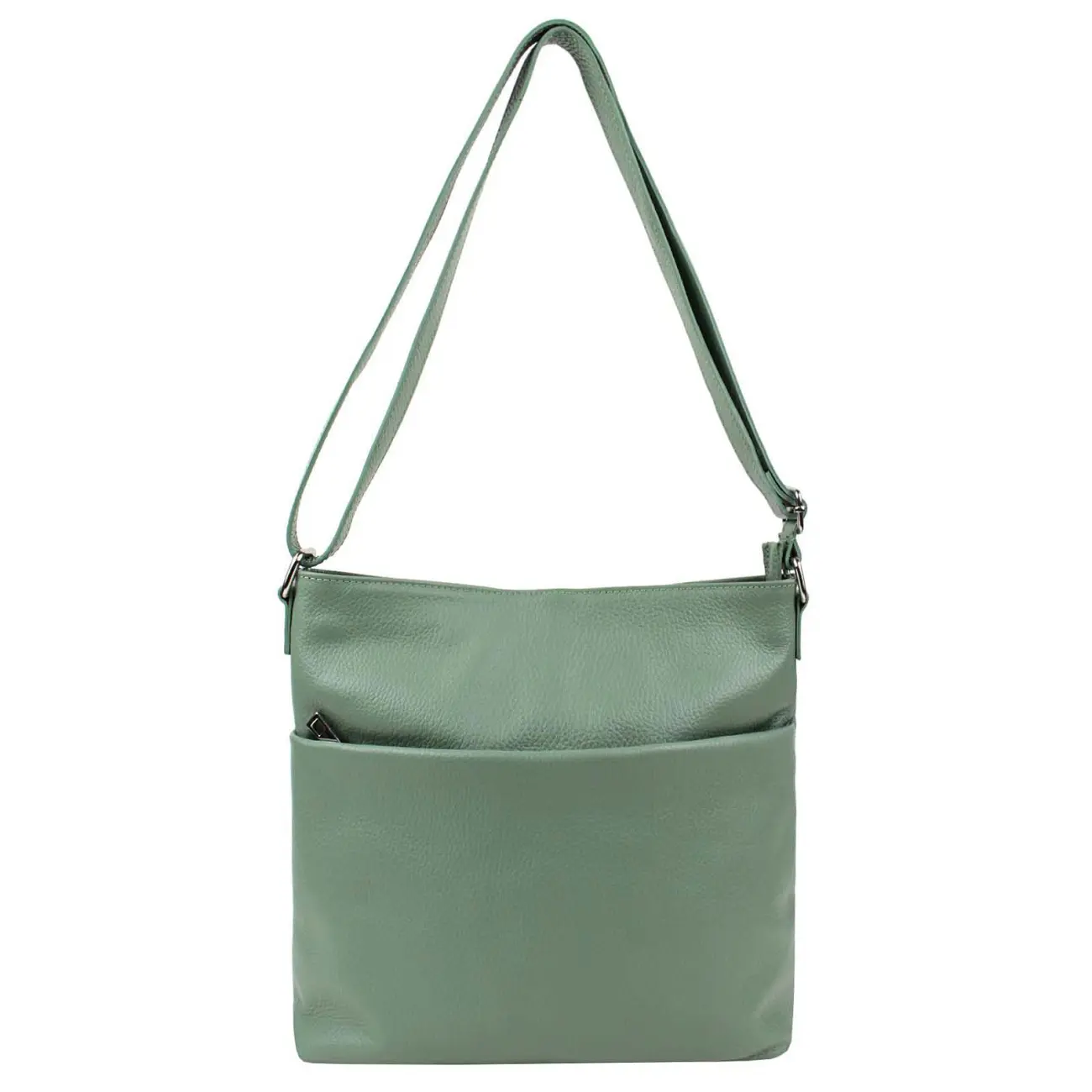 OBC Made in Italy DAMEN LEDER TASCHE Umhängetasche Crossbody Schultertasche City Bag CrossOver Ledertasche Damentasche CrossBag Bis zu 65% Rabatt