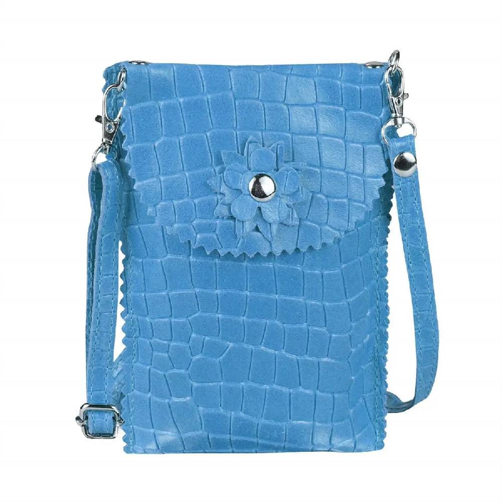 OBC Damen Leder Smartphone Tasche Umhängetasche Schultertasche Handytasche Minibag Kroko Optik Geldtasche Ledertasche Crossbody Abendtasche Sonderangebot der Fabrik