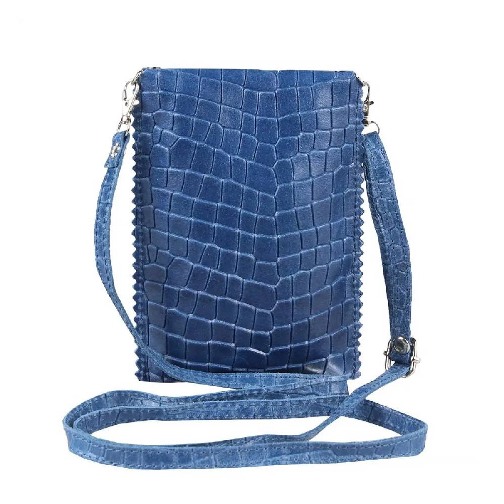 OBC Damen Leder Smartphone Tasche Umhängetasche Schultertasche Handytasche Minibag Kroko Optik Geldtasche Ledertasche Crossbody Abendtasche Sonderangebot der Fabrik