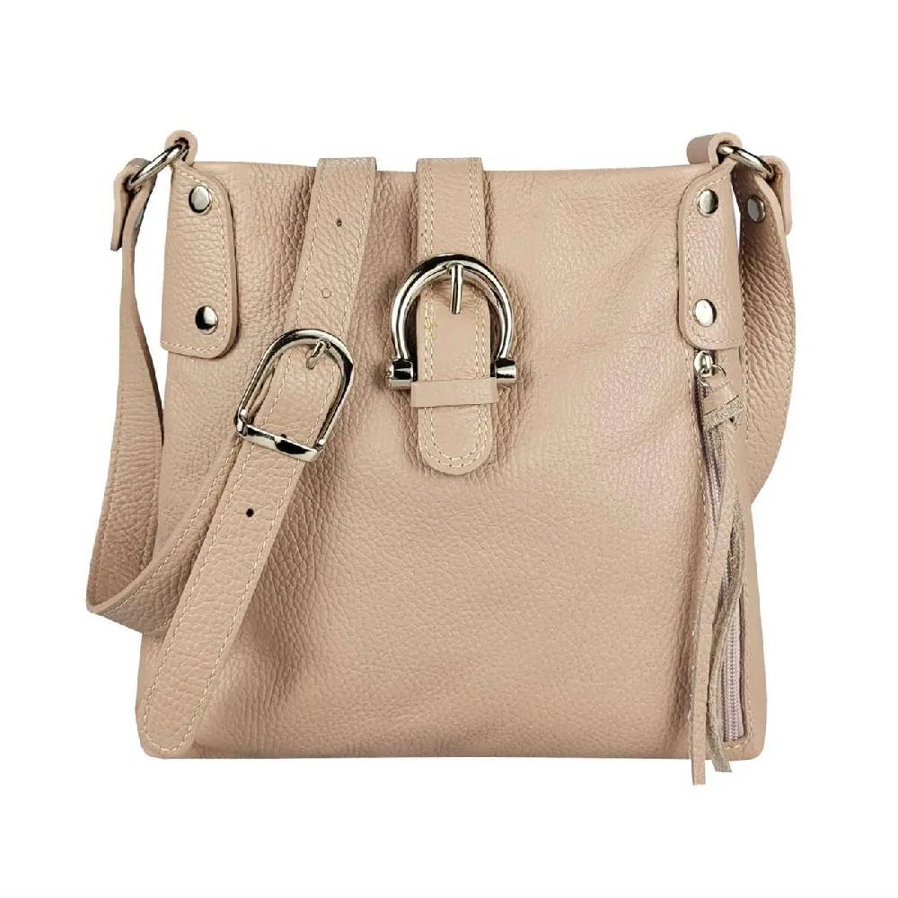OBC Made in Italy DAMEN LEDER TASCHE Schultertasche CrossOver Handtasche Umhängetasche Bodybag Abendtasche Crossbody Ledertasche Bis zu 55% Rabatt