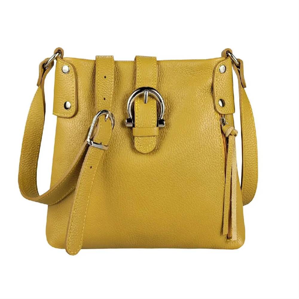 OBC Made in Italy DAMEN LEDER TASCHE Schultertasche CrossOver Handtasche Umhängetasche Bodybag Abendtasche Crossbody Ledertasche Bis zu 55% Rabatt