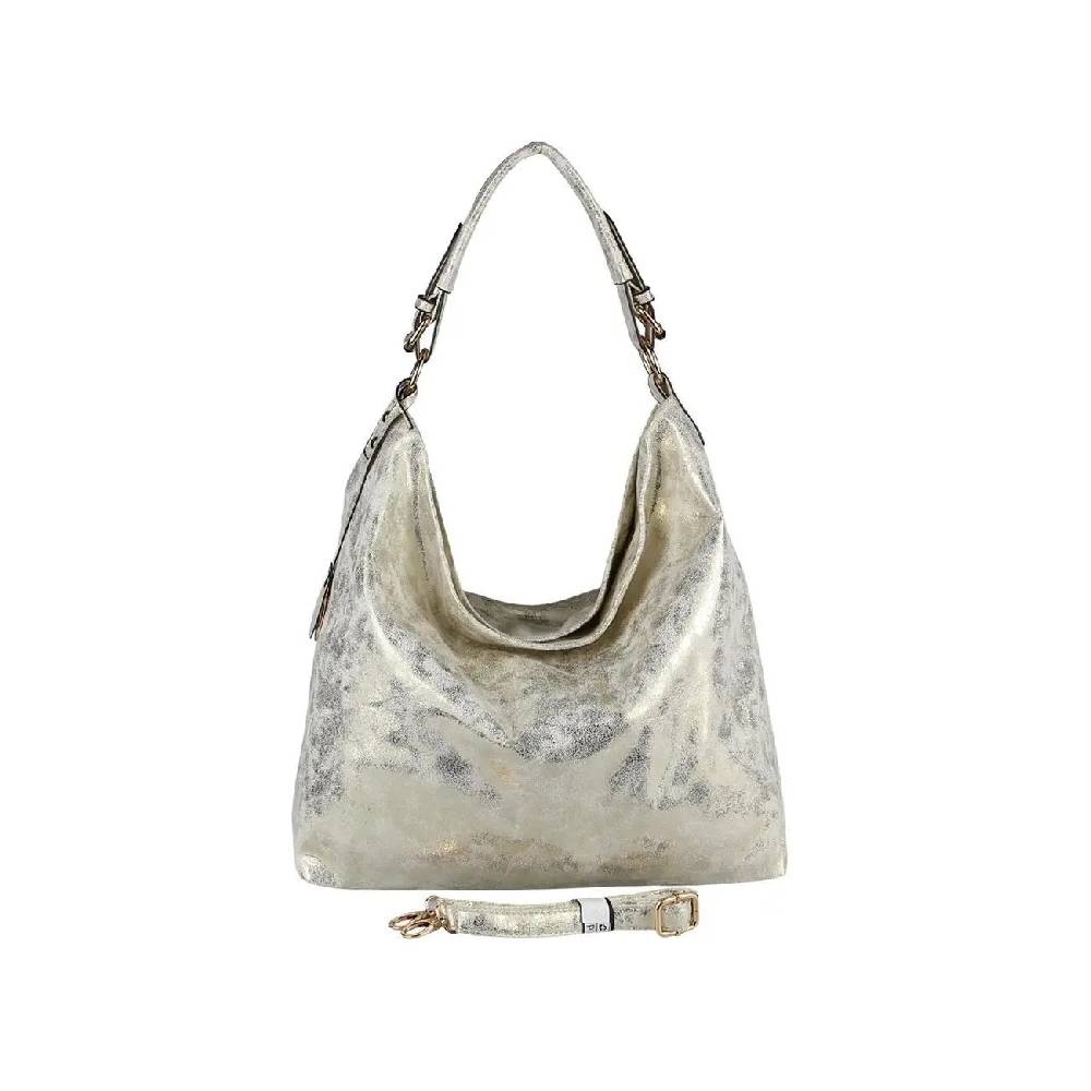 OBC DAMEN METALLIC TASCHE SHOPPER Hobo-Bag Henkeltasche Handtasche Schultertasche CROSS-OVER Umhängetasche Beuteltasche Riesige Rabatte