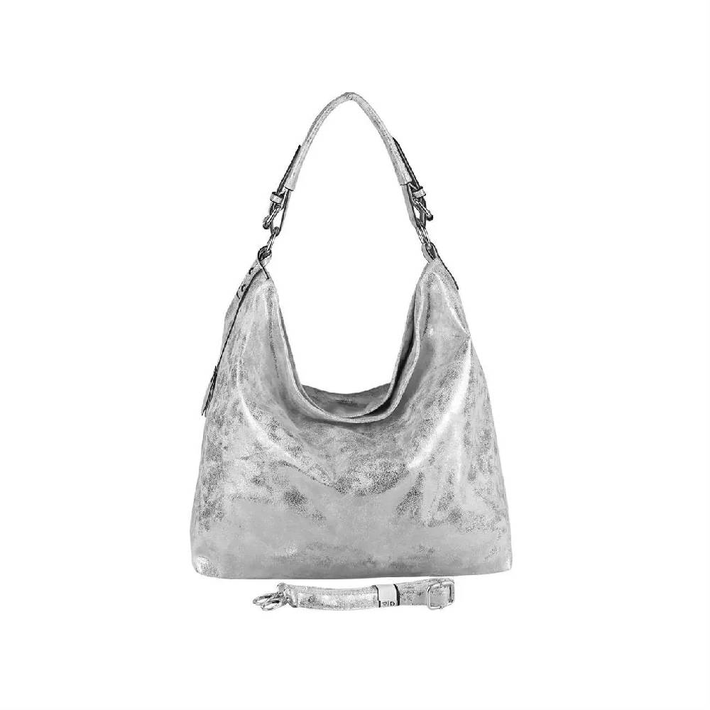 OBC DAMEN METALLIC TASCHE SHOPPER Hobo-Bag Henkeltasche Handtasche Schultertasche CROSS-OVER Umhängetasche Beuteltasche Riesige Rabatte