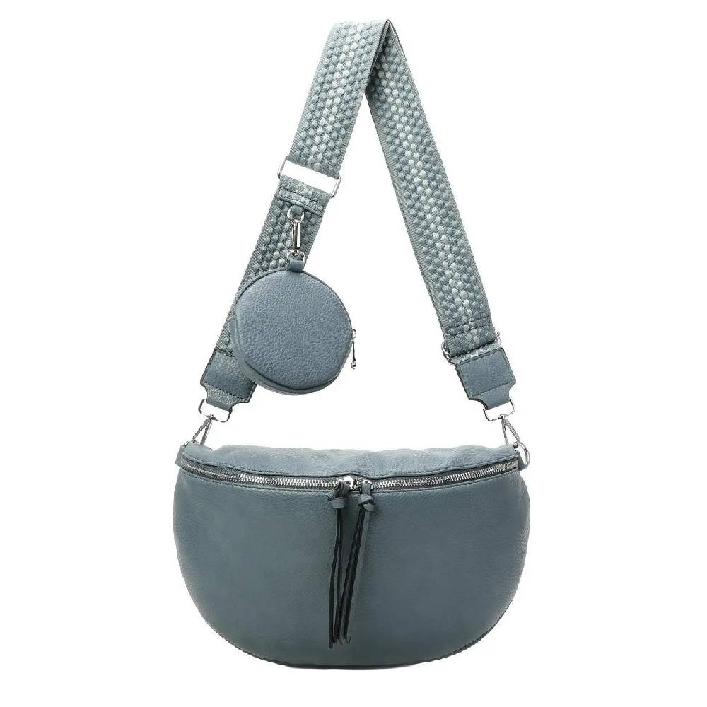 OBC XL Damen Tasche Crossbody Gürteltasche Messenger-Tasche Hüfttasche Bauchtasche Umhängetasche Cross-Over Bodybag Schultertasche Handytasche Leder Optik Kostenloser Versand international