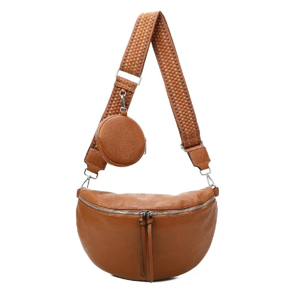 OBC XL Damen Tasche Crossbody Gürteltasche Messenger-Tasche Hüfttasche Bauchtasche Umhängetasche Cross-Over Bodybag Schultertasche Handytasche Leder Optik Kostenloser Versand international