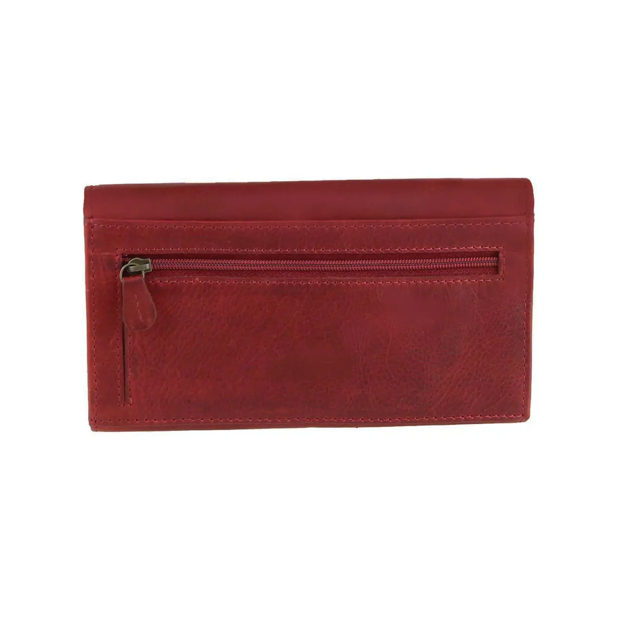 Hill Burry Geldbörse Portemonnaie Kreditkartenetui hochwertiges Leder in Vintage Used Look 18x11x3 cm (BxHxT) Black Friday Preise