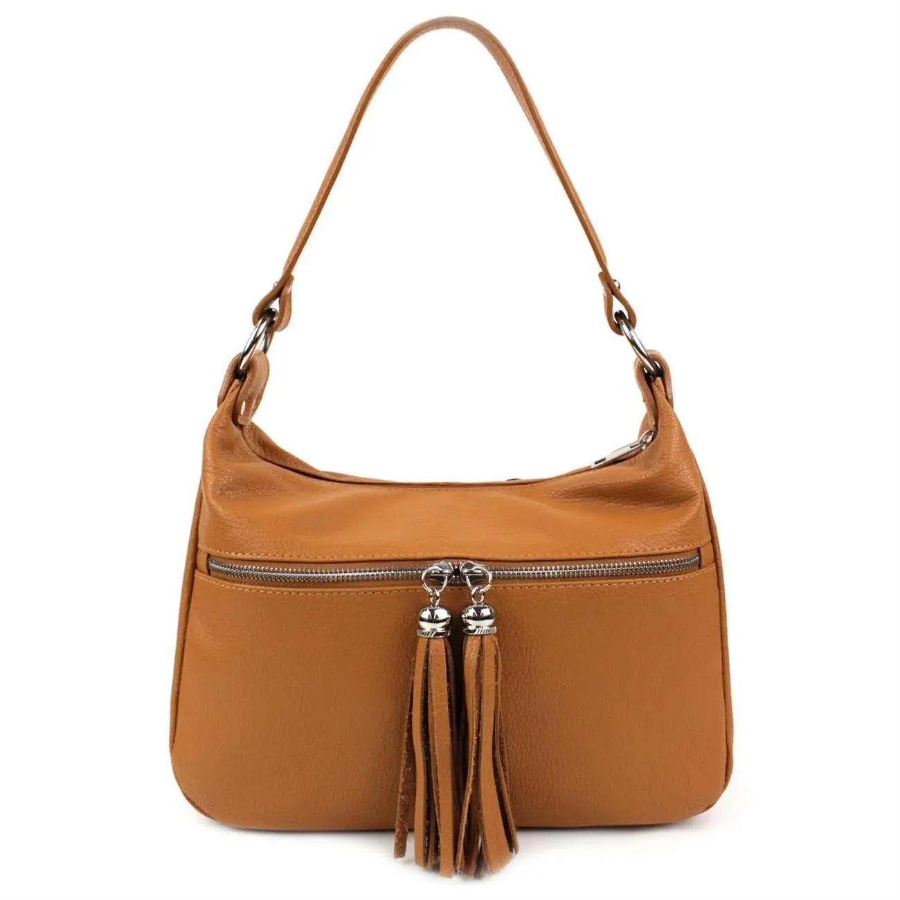 OBC Made in Italy DAMEN LEDER TASCHE Shopper Schultertasche Handtasche Umhängetasche Hobo Bag Umhängetasche Ledertasche Cross-Over 2025