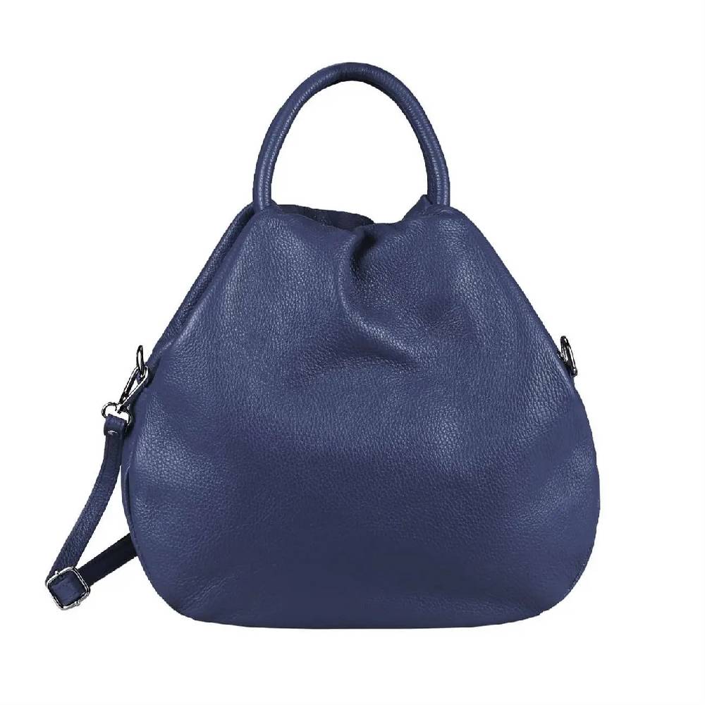 OBC Made in Italy Damen Ledertasche Hobo Bag Shopper Handtasche Umhängetasche Schultertasche Beuteltasche IT11 Kostenloser Versand
