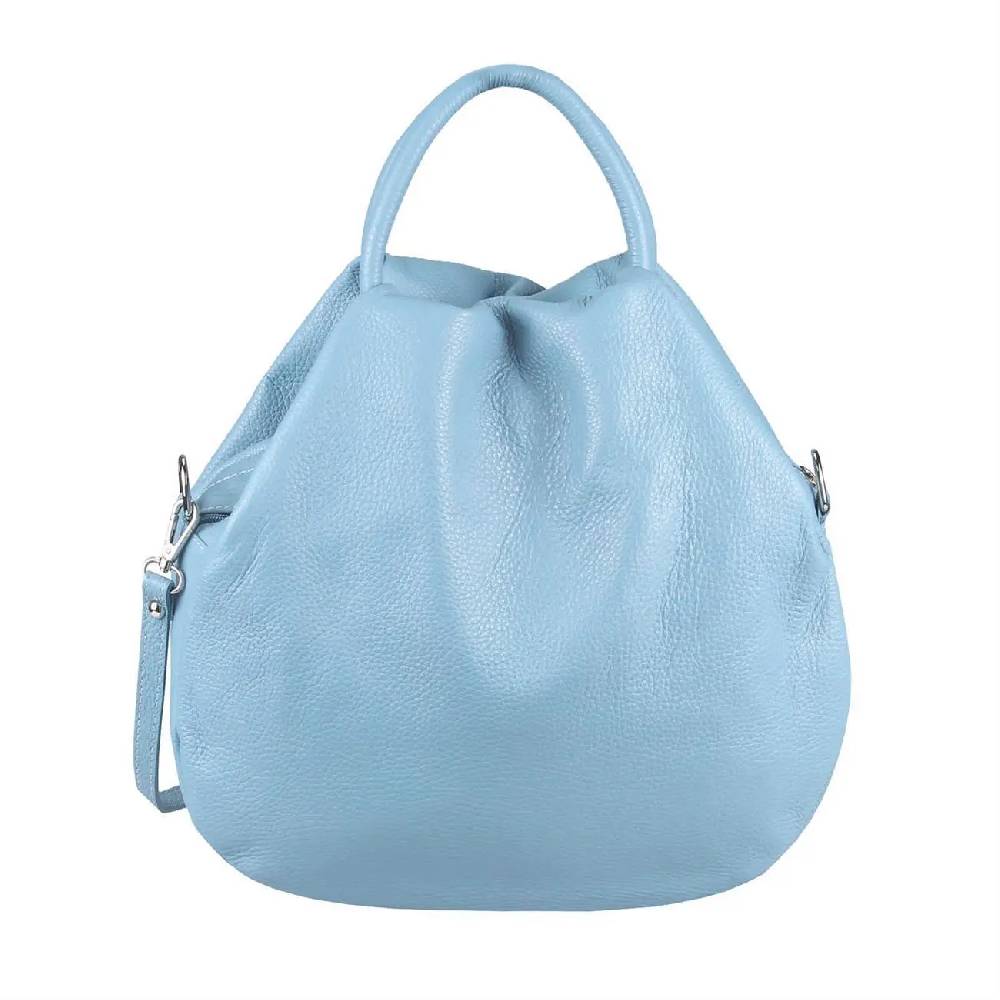 OBC Made in Italy Damen Ledertasche Hobo Bag Shopper Handtasche Umhängetasche Schultertasche Beuteltasche IT11 Kostenloser Versand