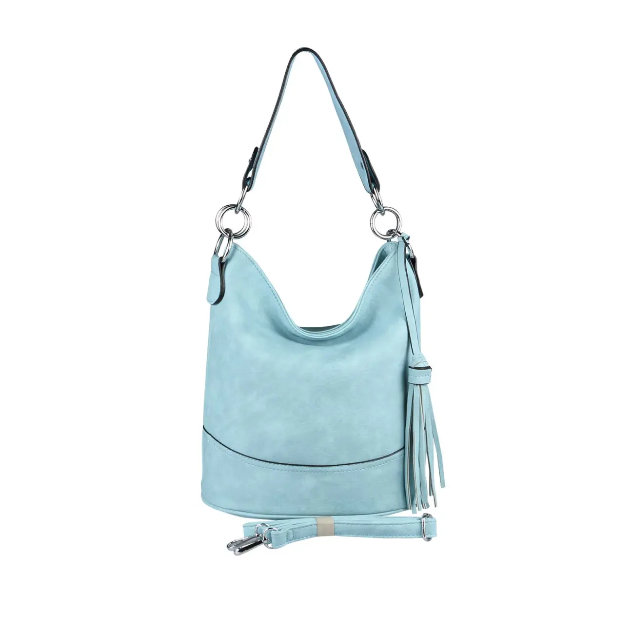 OBC DAMEN TASCHE HOBO-BAG Metallic Shopper Umhängetasche Handtasche Schultertasche Henkeltasche Beuteltasche CrossOver Tote-Bag Rabatt
