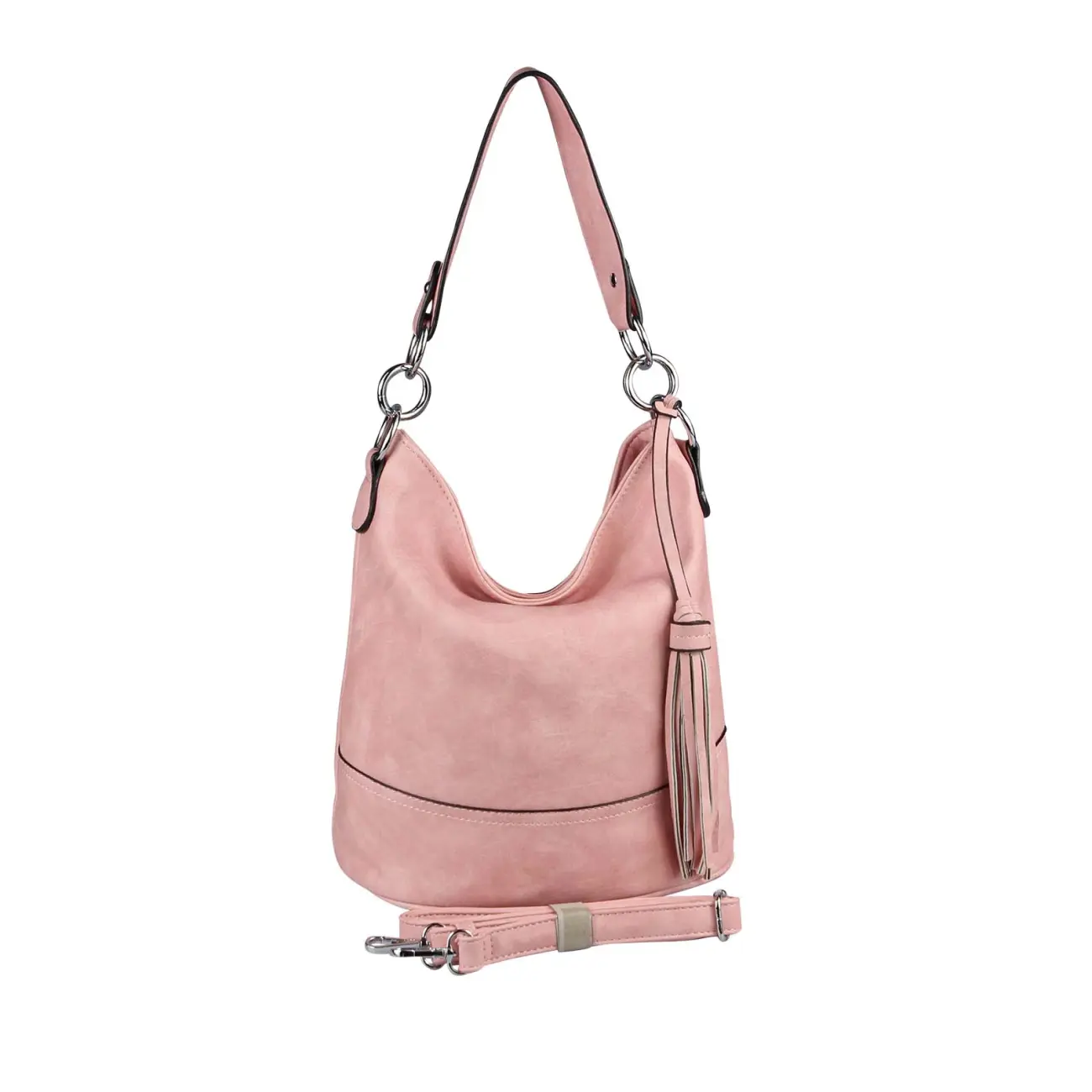 OBC DAMEN TASCHE HOBO-BAG Metallic Shopper Umhängetasche Handtasche Schultertasche Henkeltasche Beuteltasche CrossOver Tote-Bag Rabatt