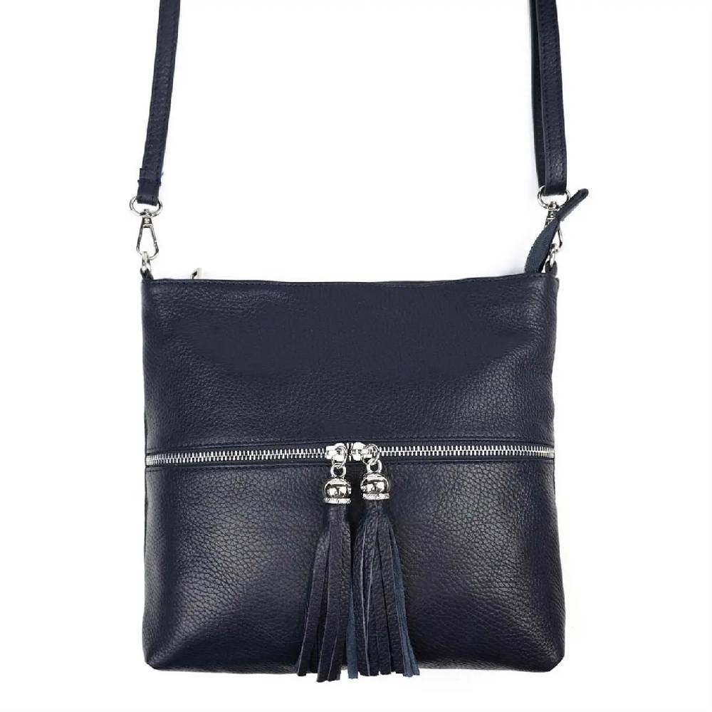 OBC Made in Italy DAMEN LEDER TASCHE Bodybag Schultertasche CrossOver Umhängetasche Handtasche Ledertasche Damentasche Crossbody Online Shopping