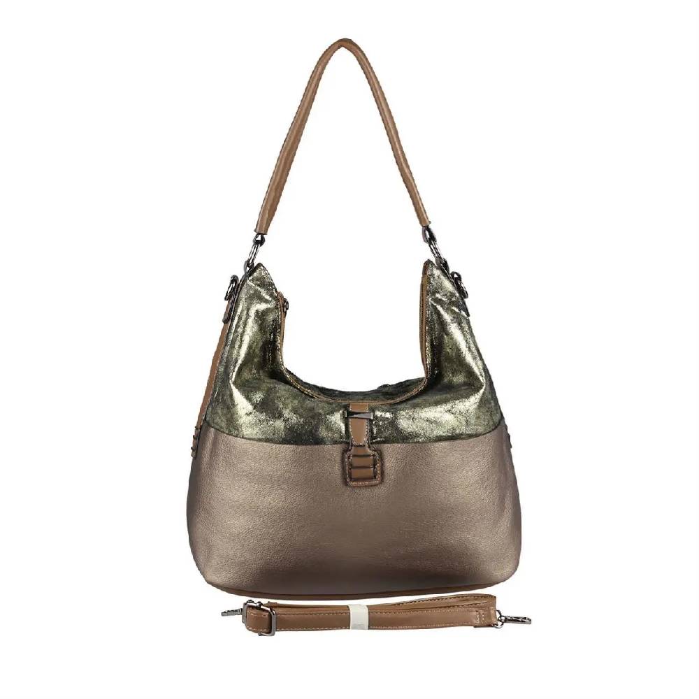OBC DAMEN TASCHE HANDTASCHE Metallic Hobo Bag Henkeltasche Schultertasche Umhängetasche Hobo-Bag Beuteltasche SHOPPER Vatertagsangebot