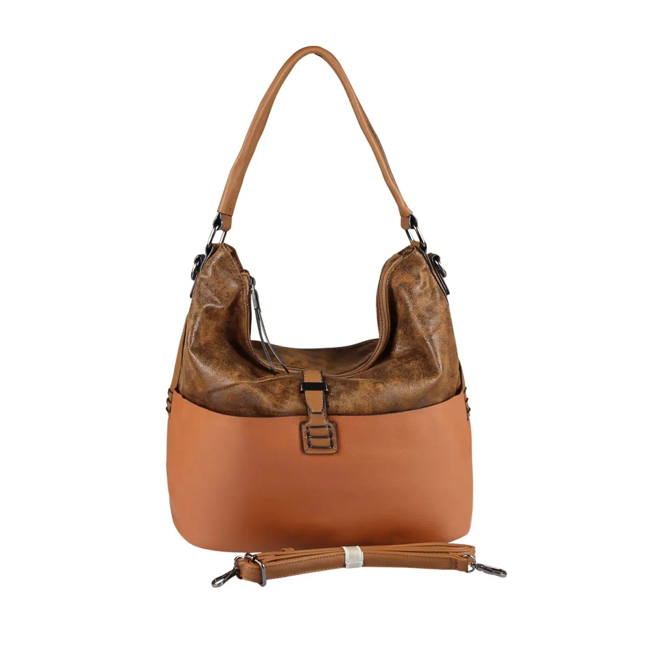 OBC DAMEN TASCHE HANDTASCHE Metallic Hobo Bag Henkeltasche Schultertasche Umhängetasche Hobo-Bag Beuteltasche SHOPPER Vatertagsangebot