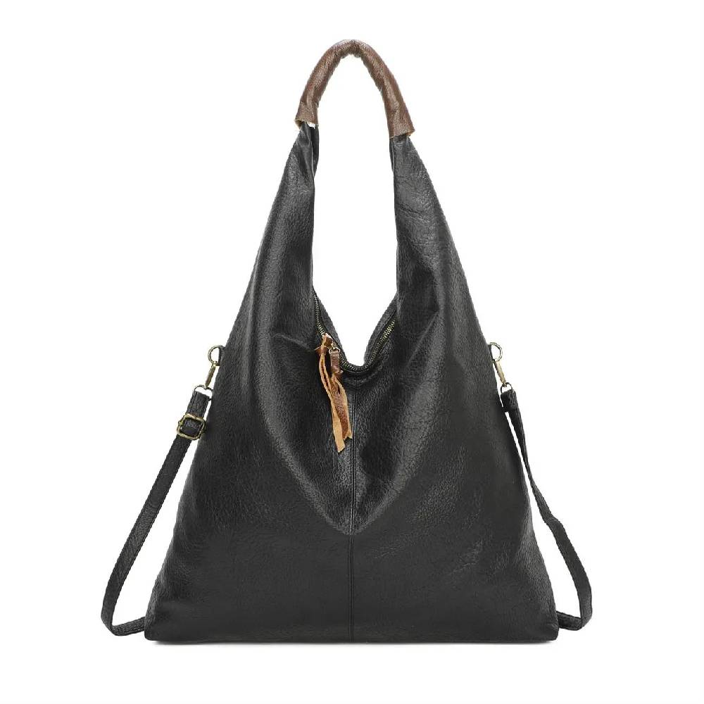 XXL Damen Tasche Shopper Schultertasche Handtasche Umhängetasche Freizeittasche Leder Optik Beuteltasche Valentinstagsangebot