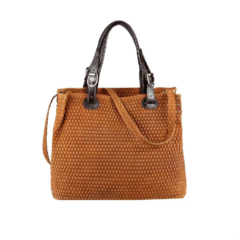 Ital LEDER TASCHE HANDTASCHE Henkeltasche Ledertasche Hobo-Bag Beuteltasche Schultertasche CrossOver Bowlingbag Lagerräumung