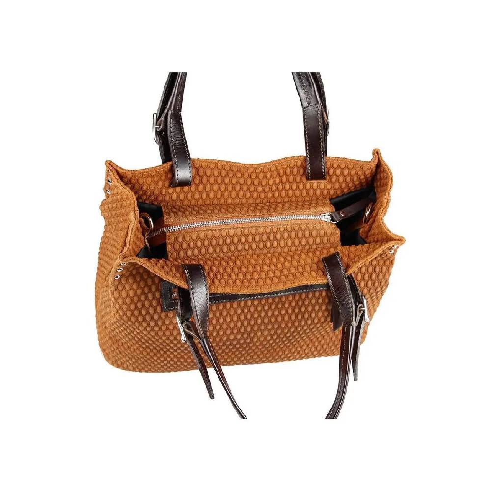 Ital LEDER TASCHE HANDTASCHE Henkeltasche Ledertasche Hobo-Bag Beuteltasche Schultertasche CrossOver Bowlingbag Lagerräumung